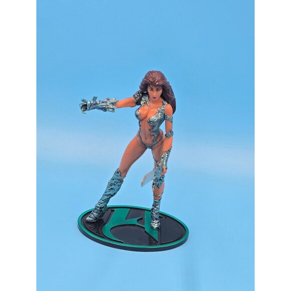1998 Witchblade Sara Pezzini Clayburn Moore Action Figure Top Cow Production - Picture 1 of 4